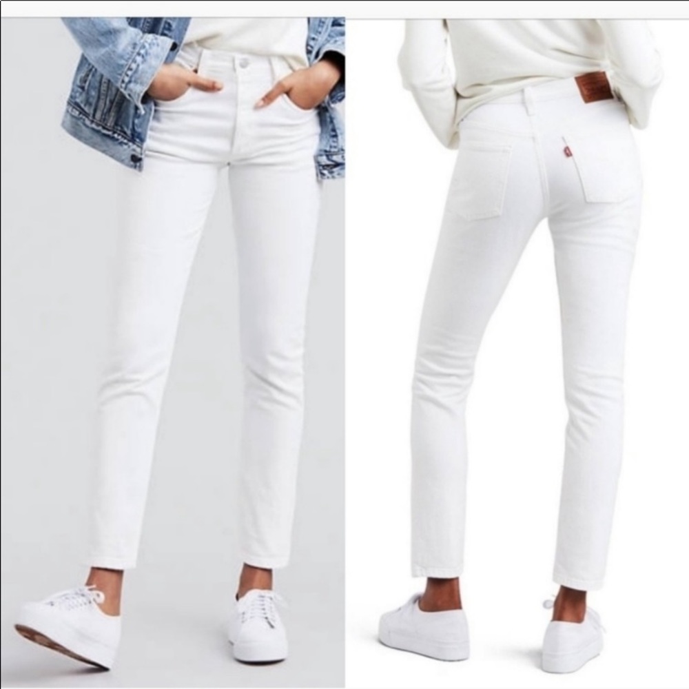 501 Levi’s high rise skinny jeans size 24